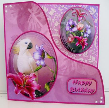 Tropical Heat Double Pyramid Card Mini Kit by Pam Stubley