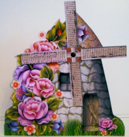 Fantasy Roses Windmill Card Mini Kit by Pam Stubley