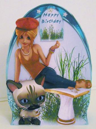 Best Buddies Arch Shaped Minikit - Bridget & Siam by Pam Stubley