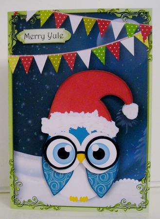 Santa Owl by Pam Stubley