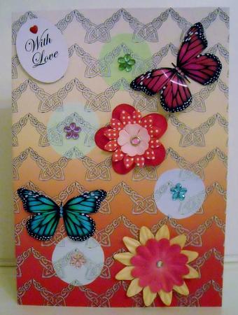 Celtic Knot Butterfly - Set of 12 Backing Papers by Pam Stubley