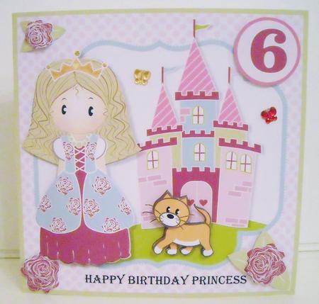 Princess Chloe Birthday Topper Mini Kit by Pam Stubley