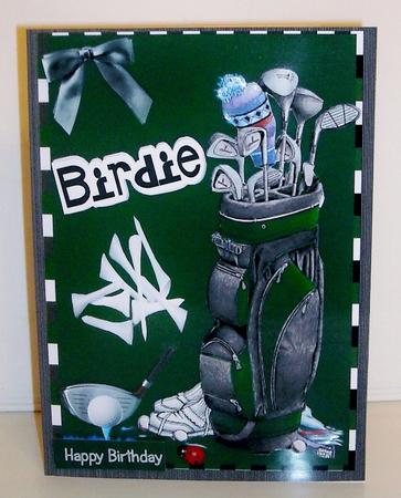 Come Play a Round of Golf ,green . by Pam Stubley