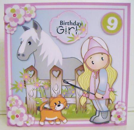 Horse Riding Chloe Topper Mini Kit by Pam Stubley
