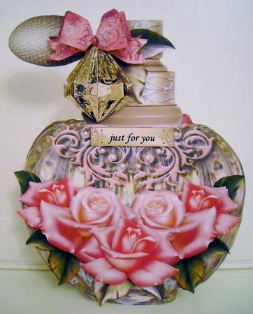 Mini Kit Perfume & Pink Edwardian Roses by Pam Stubley
