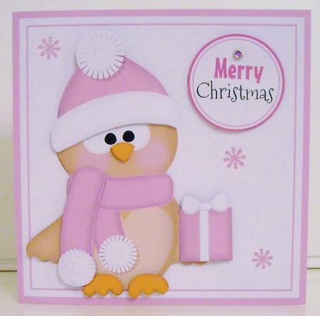 Merry Christmas Owl Topper by Pam Stubley