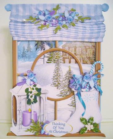 Christmas Windows Stand Alone Kit - Country Christmas by Pam Stubley