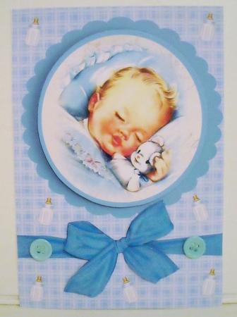 Cuddled Up Baby Boy by Pam Stubley