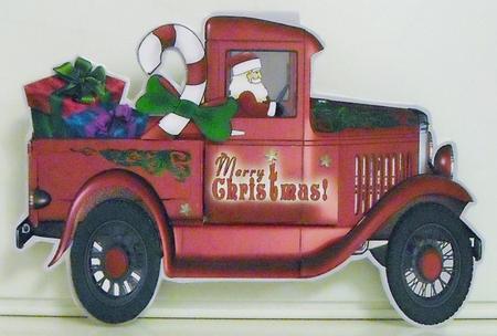 Merry Christmas - Here Comes Santa by Pam Stubley