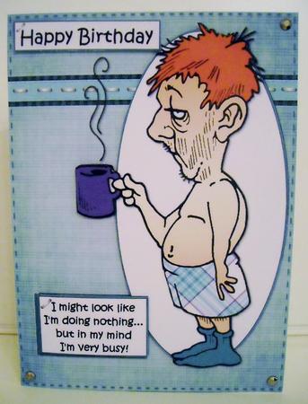 Bert is Very Busy Quick Card by Pam Stubley