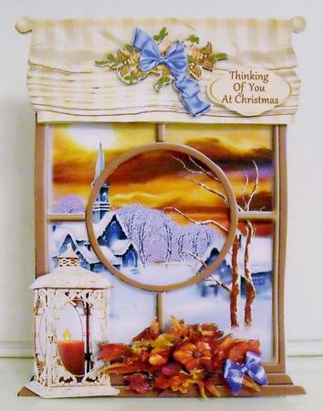 Christmas Windows Stand Alone Kit - Country Sunset by Pam Stubley