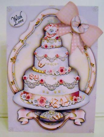 Beautiful Bright Vintage Cake by Pam Stubley