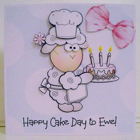 Happy Cake Day to Ewe by Pam Stubley