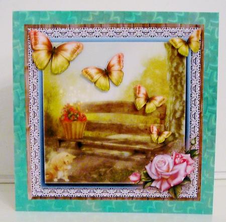 Gablebox and Card Topper My Secret Garden by Pam Stubley