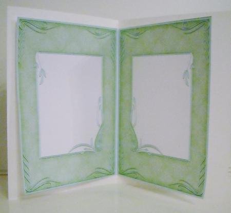 A5 Art Deco Incert ( Green ) by Pam Stubley