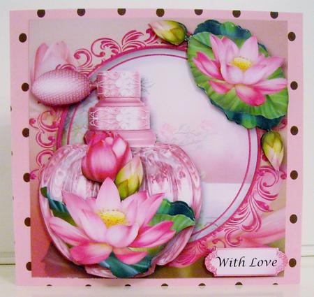 Gorgeous Perfume Bottle - the Scent of the Lotus by Pam Stubley