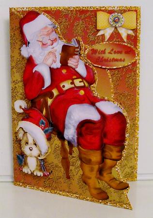 Checking His List Shaped Card Mini Kit by Pam Stubley