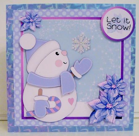Let It Snow Snowman Topper Mini Kit by Pam Stubley