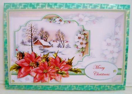 The Old Mill Card with Decoupage by Pam Stubley