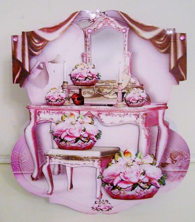 Soft Rose Dressing Mirror by Pam Stubley
