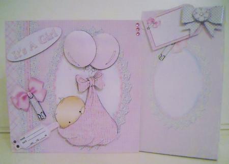 8x8 New Baby Girl Mini Kit by Pam Stubley
