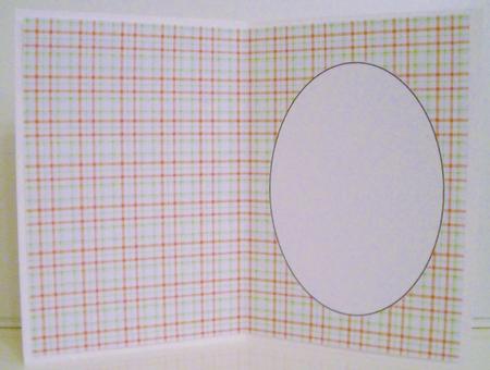 Red and Green Check Insert 1 by Pam Stubley