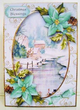 Watercolour Winter Stream by Pam Stubley