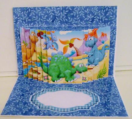 Pop Up Scene Dinosaurs 3D Card Kit by Pam Stubley