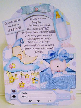 An Ode to a New Baby Boy by Pam Stubley