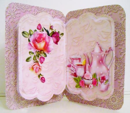 Coffee and Cupcakes Pop-up Card Mini Kit by Pam Stubley