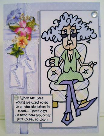 Stella and Her Hip Joints Quick Card by Pam Stubley