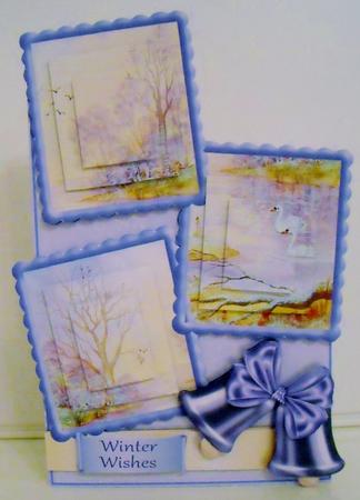 Picture Frames Mini-kit - Winter Lake by Pam Stubley