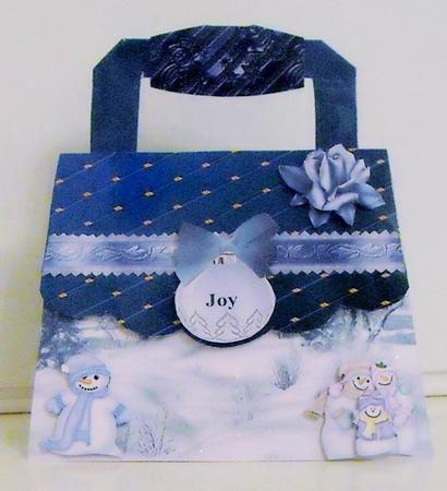 Snowscene Handbag Plus Insert by Pam Stubley