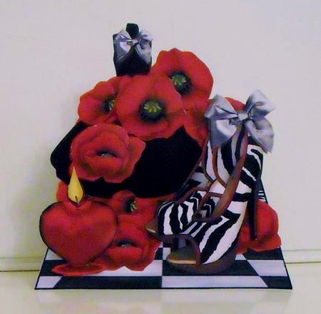 Wild Poppies Shoes Mini Kit by Pam Stubley
