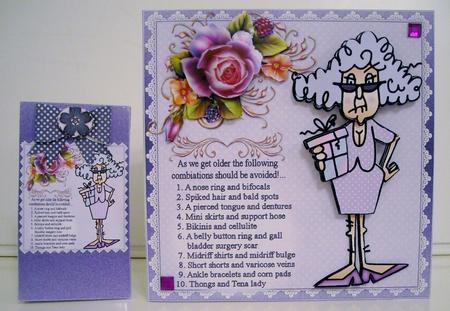 8x8 Stella Has Advice for Getting Older Mini Kit by Pam Stubley