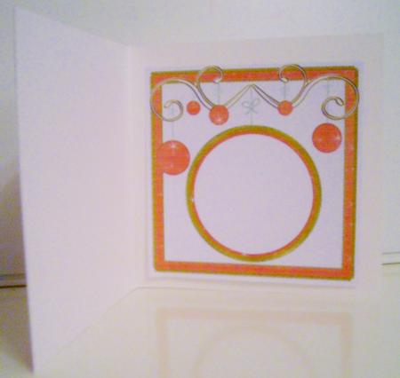 Red Star Twinkles Christmas Bauble 8in Insert Panel by Pam Stubley