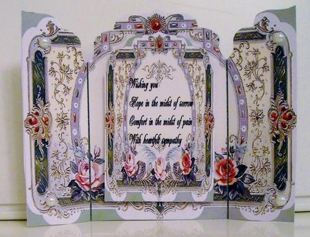 Female Sympathy Card by Pam Stubley