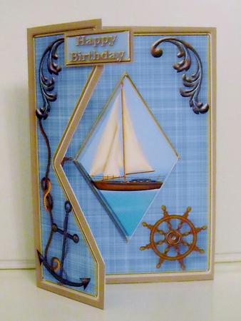 Sailing - Diamond Cut-out Mini Kit by Pam Stubley