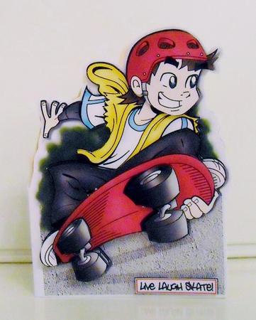 Airborne -  Shaped Card Mini Kit by Pam Stubley