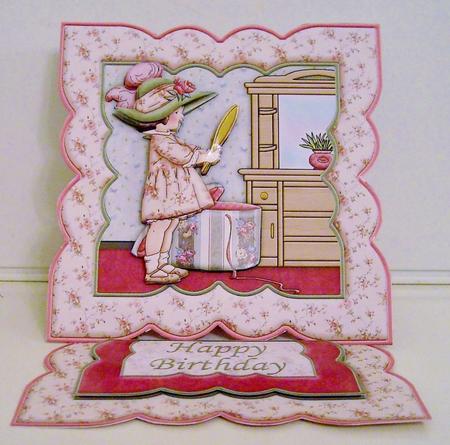 Just Like Mum Birthday or Mothers Day Easel Card Kit by Pam Stubley