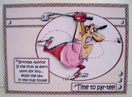 Birthday Advice for the Golfer by Pam Stubley