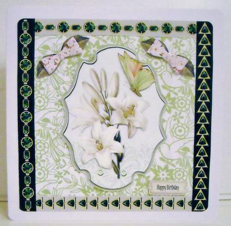 Emerald & Gold Digital Ribbons by Pam Stubley