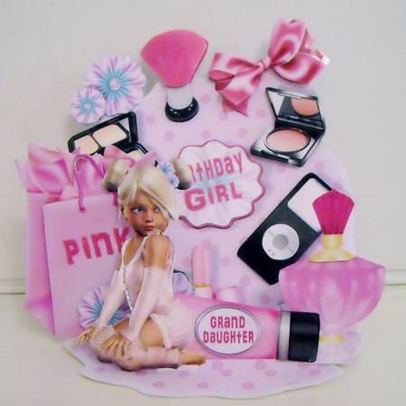 Giant Easel Tableau 3D Card Kit - Ain't She Sweet! by Pam Stubley