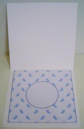 Butterflies Blue Lilac Insert 8x8 by Pam Stubley