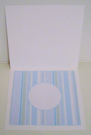 Baby Stripe Insert 8x8 by Pam Stubley