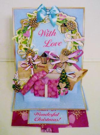 Pop Up Slider Card Kit - Christmas Elegance by Pam Stubley