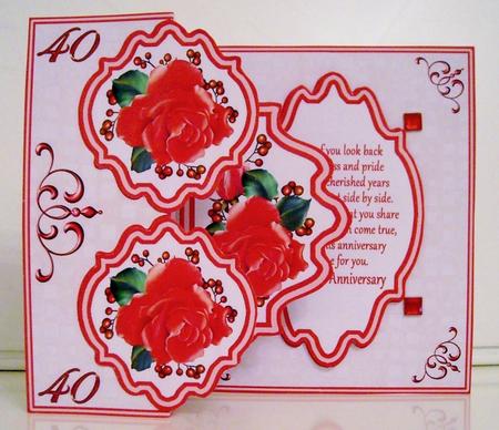 Fold Back Pop-up - 40th Aniversary by Pam Stubley