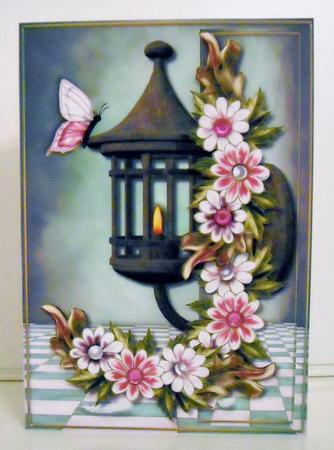 Oriental Lantern 3 by Pam Stubley