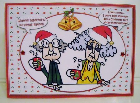 Stalla and Gus and Their Christmas Relations Quick Card by Pam Stubley