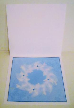 Winter Wreath 8x8ins Insert by Pam Stubley